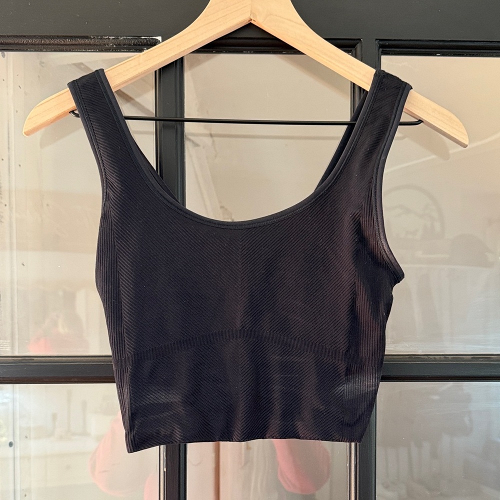 All in Motion Black Crop Top